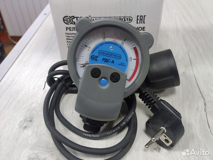 Реле давления воды рдс-А 6,5-1,5 кВт Акваконтроль