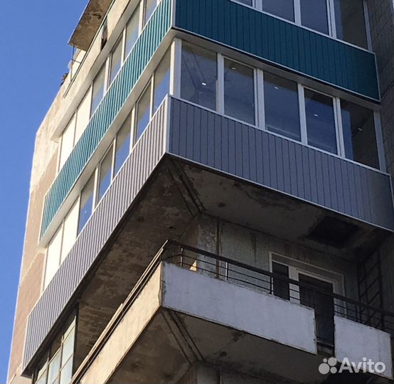 Установка балконов, окон