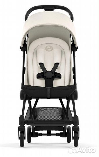 Коляска Cybex Coya Matt Black/Off White (дождевик)