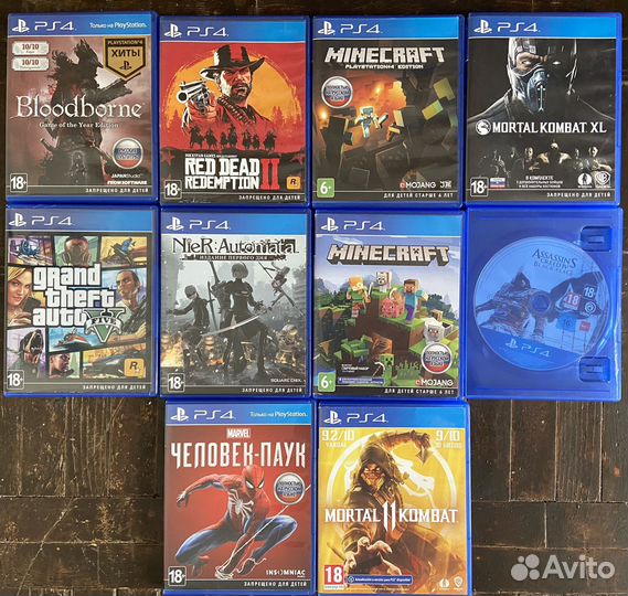 Игры для приставки ps4