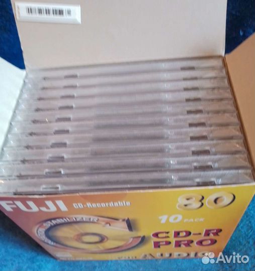 Винтаж Диски новые CD audio Fuji TDK Verbatim