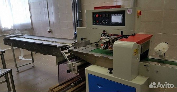 Конвейерная упаковочная машина горизонтал с250в