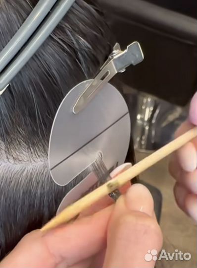 Холодное наращивание волос