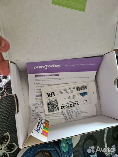 Кеды для девочки play today 20
