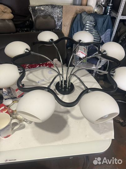 Люстра потолочная бу