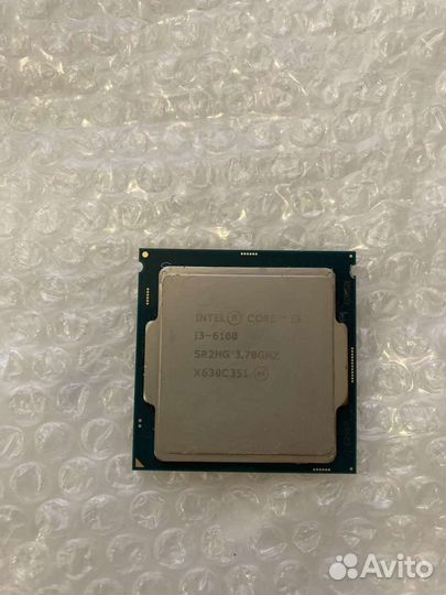 Процессор intel core i3 6100