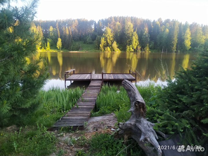 Сдам в аренду беседку на берегу пруда с красивым