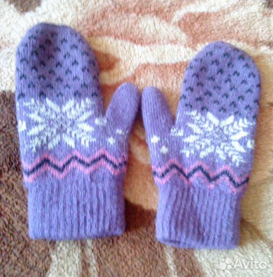 Тёплые варежки