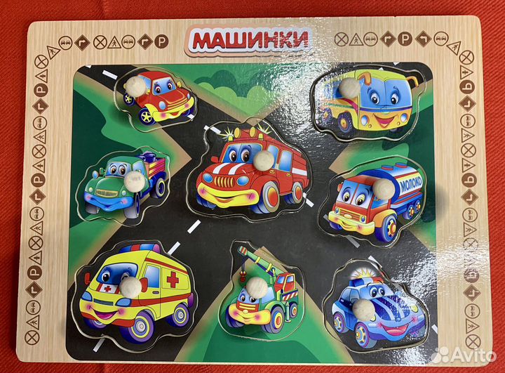 Пазлы/Вкладыш дерево