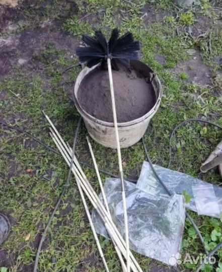 Ерш для чистки дымохода, новый