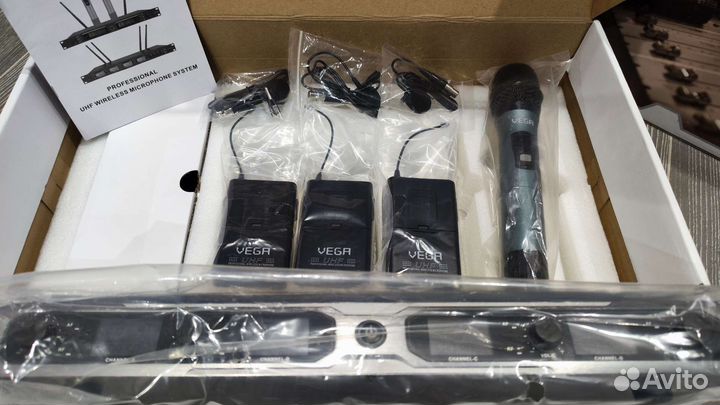 Радиосистема радиомикрофоны караоке вокал Vega ST