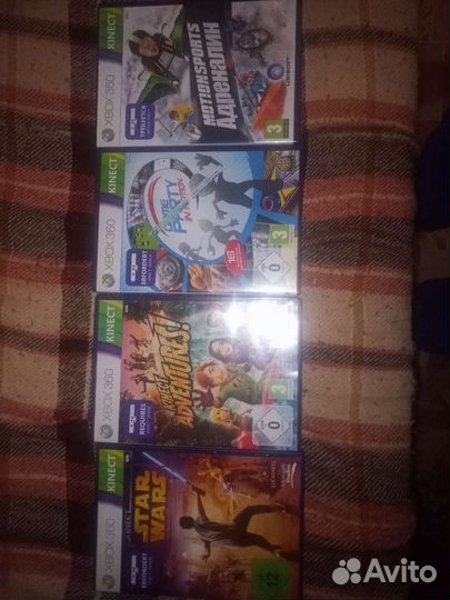Диски на xbox 360 kinect