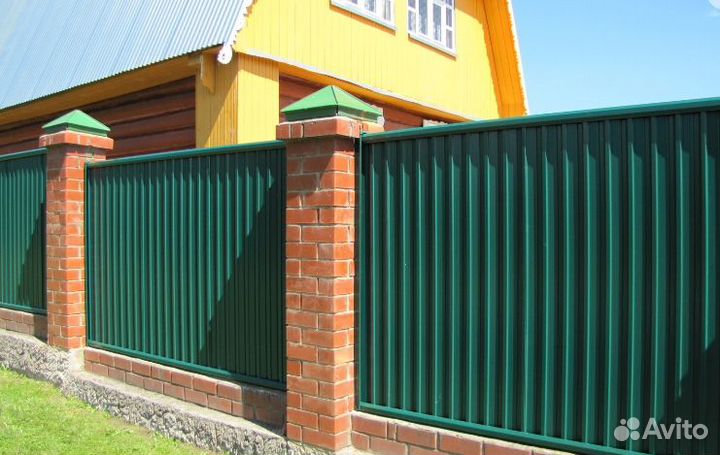 Забор металлический быстро