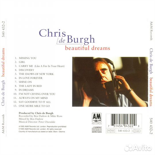 Chris DE Burgh - Beautiful Dreams (CD)