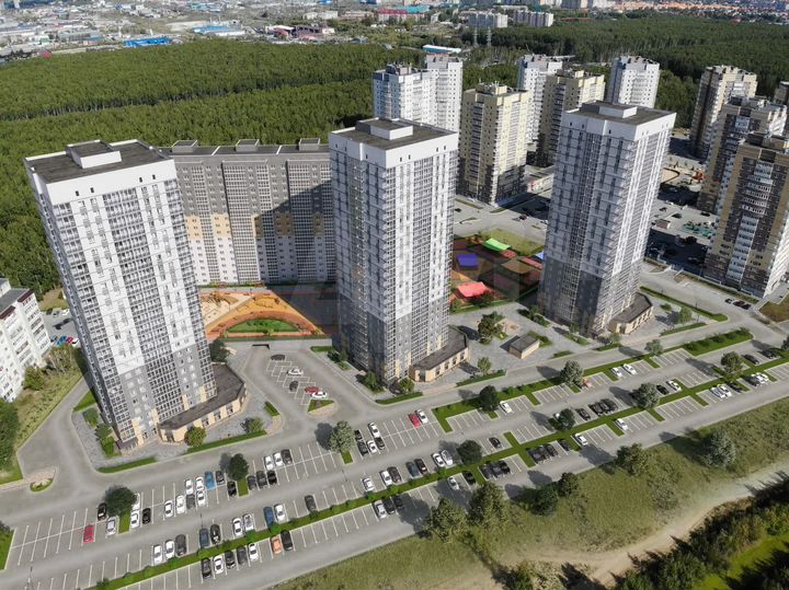 1-к. квартира, 40,8 м², 3/23 эт.