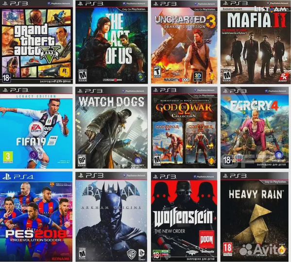 Игры на sony playstation 3