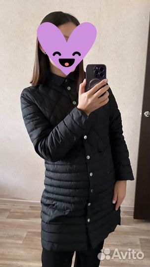 Стеганное пальто