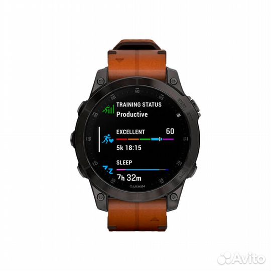 Garmin Epix Gen 2 Sapphire Титановый Leather