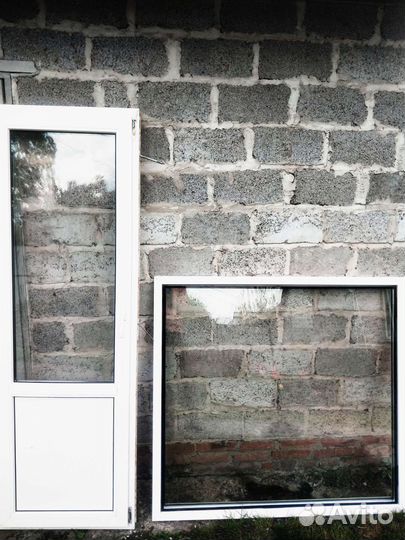 Окно и дверь пластиковая (Rehau)(блок)