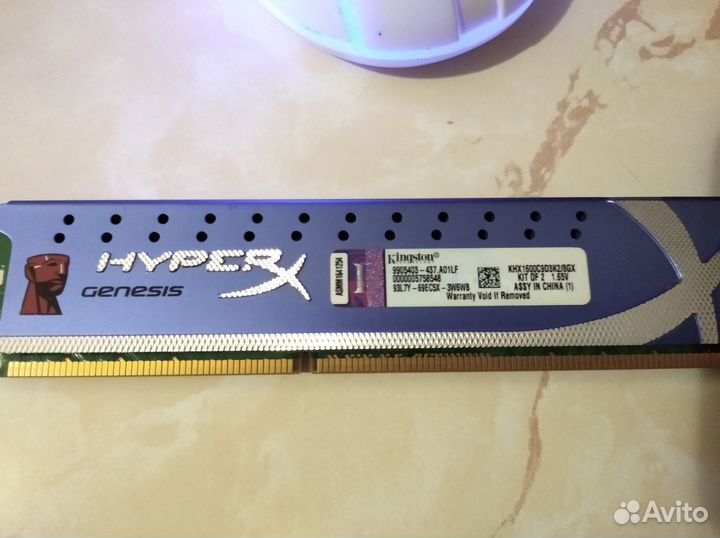 Оперативная память ddr3 4g Kingston Genesis HyperX