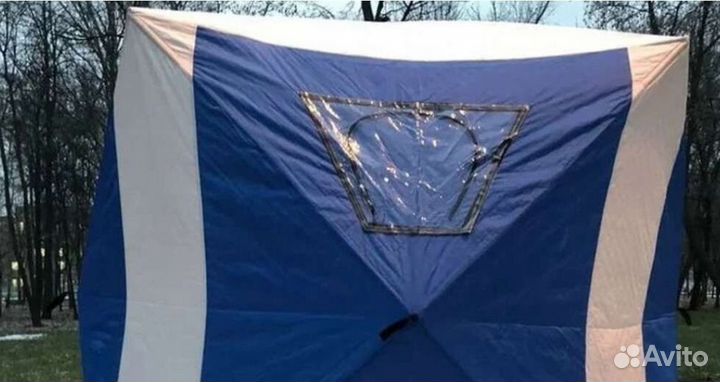 Палатка сдвоенный куб.Палатка трехслойная 400*200