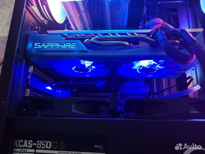 Видеокарт Rx 590 sapphire nitro+ 8GB RGB