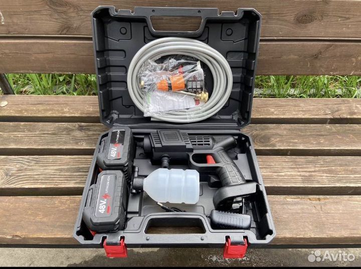 Мойка высокого давления аккумуляторная 2 батареи