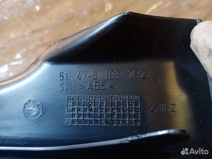 Пластик левого порога BMW 3 E46