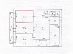 Комната 13,1 м² в 4-к., 5/5 эт.