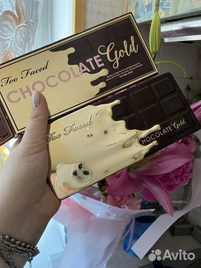 Палетка теней too faced chocolate bar