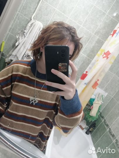 Свитер дедовский. коричневый