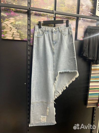 Джинсовая юбка