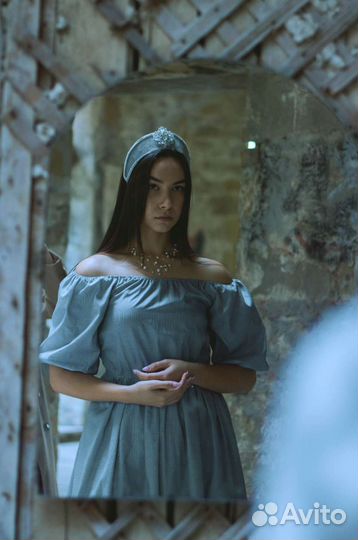 Комплект кокошник и колье