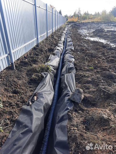 Планирование участка, дренаж, заезды, заборы