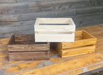 Ящики деревянные для интерьера
