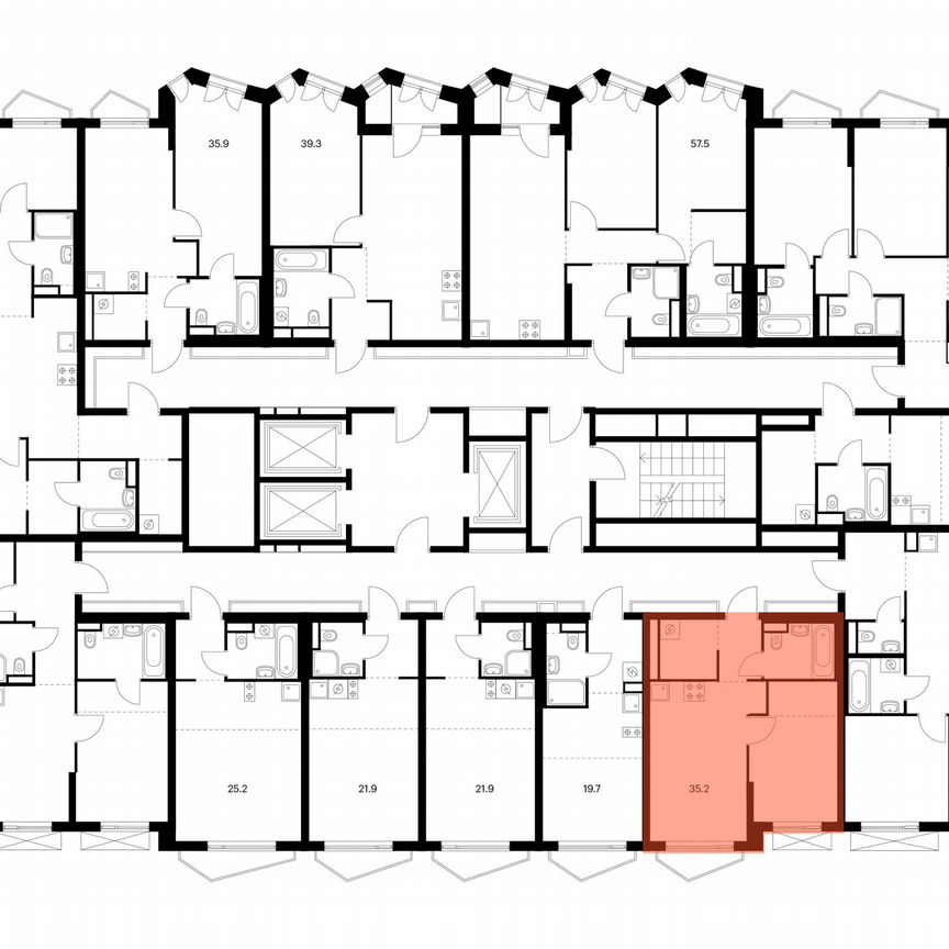 1-к. квартира, 35,2 м², 15/24 эт.