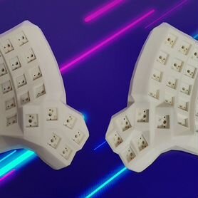 Dactyl Manuform Hotswap Эргономичная клавиатура