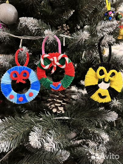 Елочные игрушки ручной работы