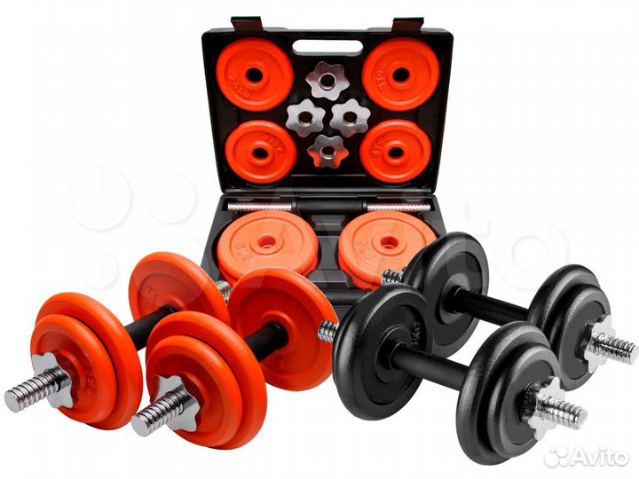 Набор гантелей, наборная гантель, гантель 18 кг