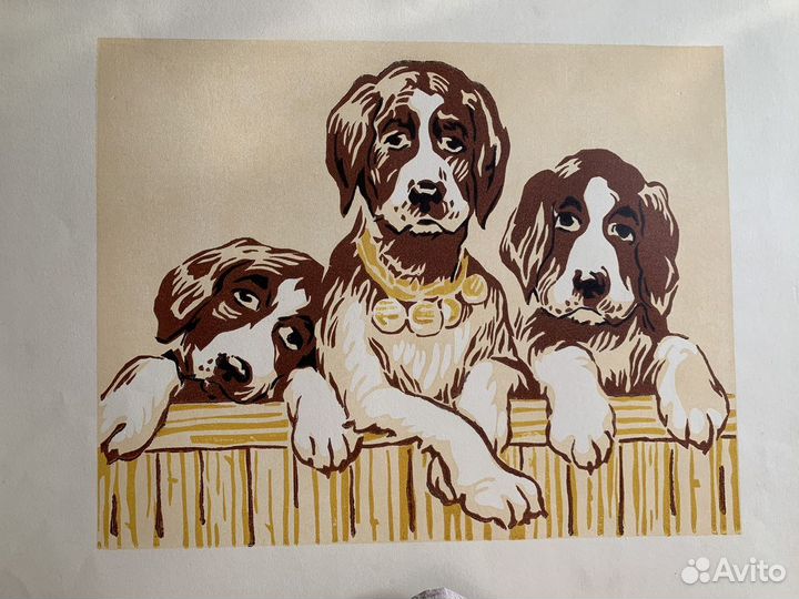 Литографии Левицкий рв, чсх. 1980 гг 9 шт