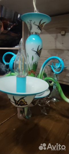 Люстра детская illumico IL6102-5PGA-25 BL GN