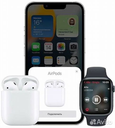 Наушники apple air pods 2