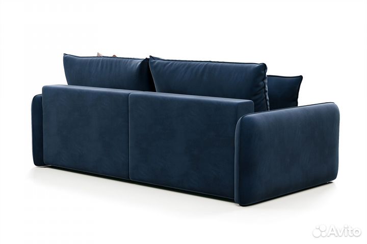Диван прямой новый синий Портленд
