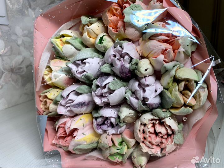 Букеты из зефира,зефир, съедобные подарки