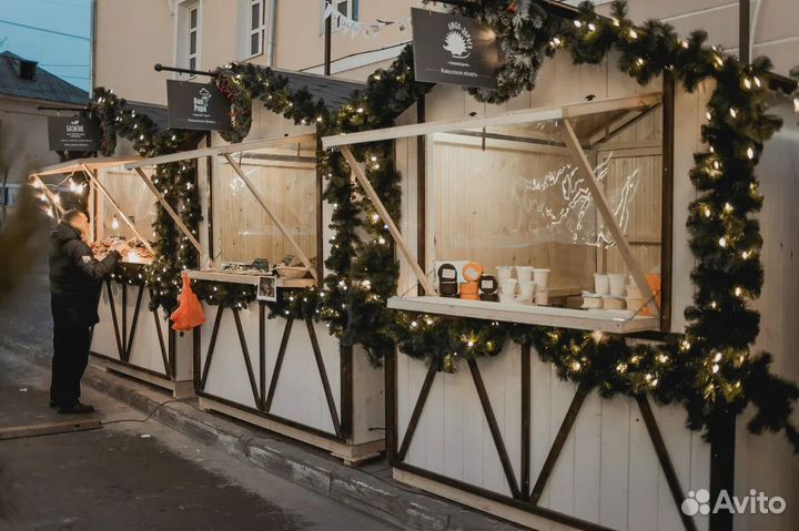 Аренда ярмарочных домиков и киосков