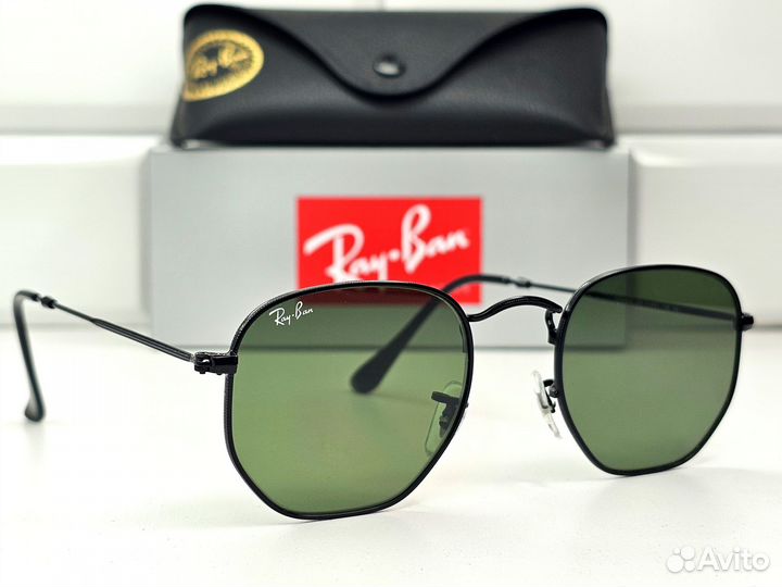 Очки Ray Ban 3548 N Hexagonal Зелёные