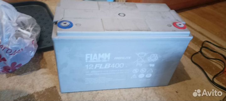 Аккумулятор агм fiamm 12 FLB 400 P