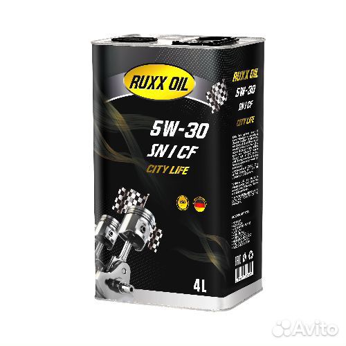 Ruxx OIL 5W30 city life Fully synthetic SN/CF 4л м