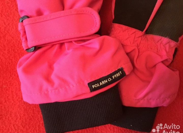 Дет перчатки, термобелье Polarn O.Pyret 7-10лет