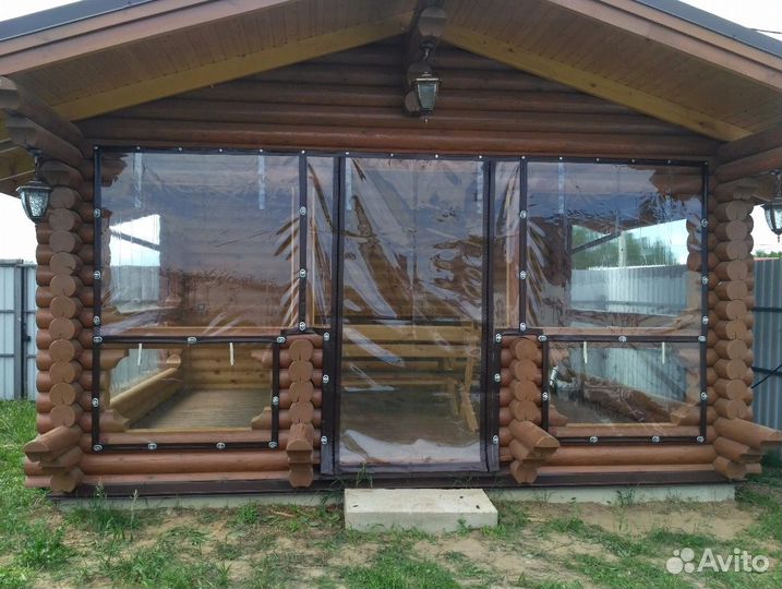 Гибкие окна на беседку, веранду, террасу